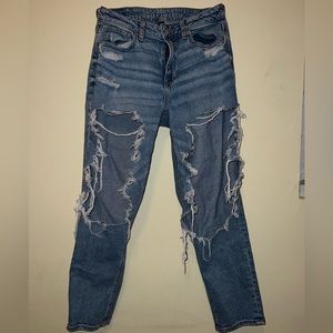 American eagle mom jean size 8